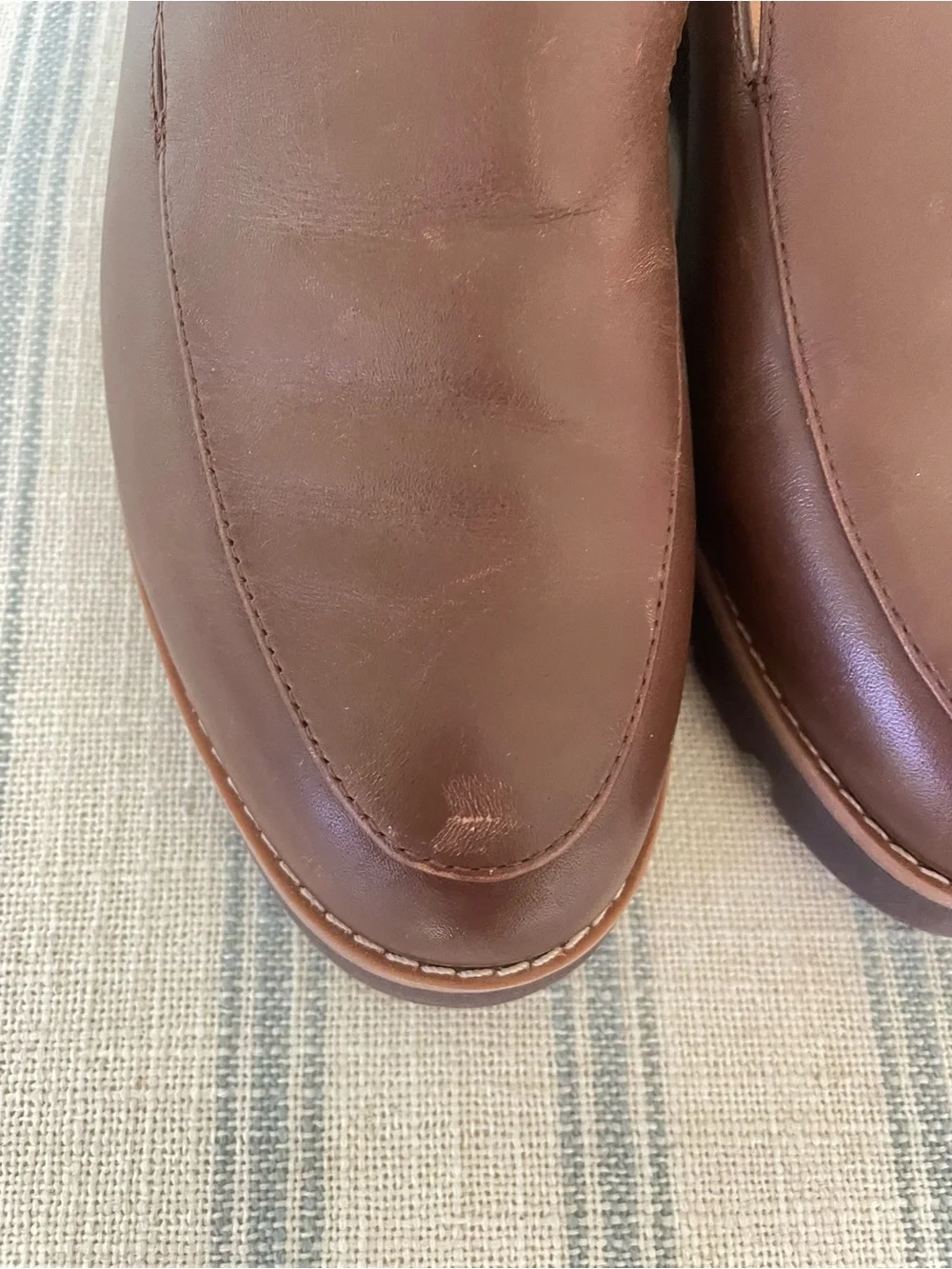 Vionic Kensley Women's Loafers Brown Nappa Leather Size US 8 Orthotic